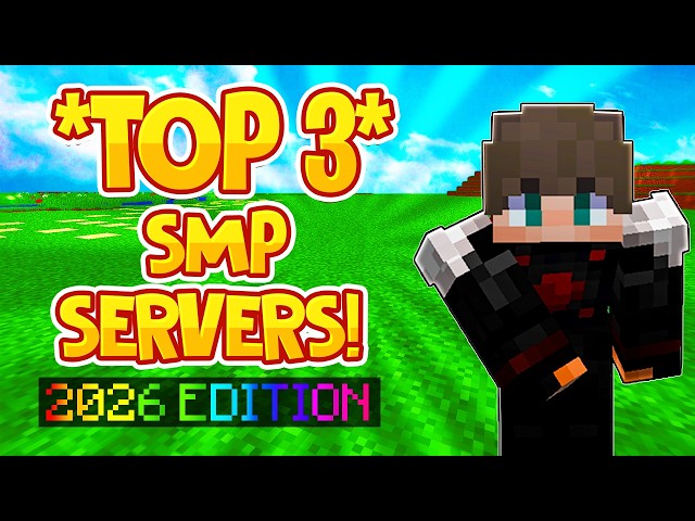 TOP 3 SMP SERVERS *2026* | Best Minecraft Survival SMP | 1.8/1.19/1.20+ JAVA & BEDROCK SERVER