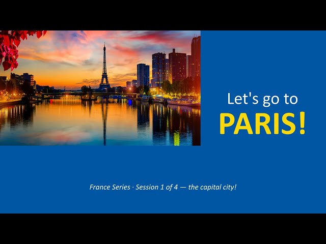 Kids "Travel" to Paris, France! 🇫🇷 Interactive English Lesson for Kids!
