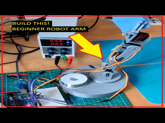 Build Your Own 5-Axis Arduino Robot Arm | Beginner Friendly Tutorial