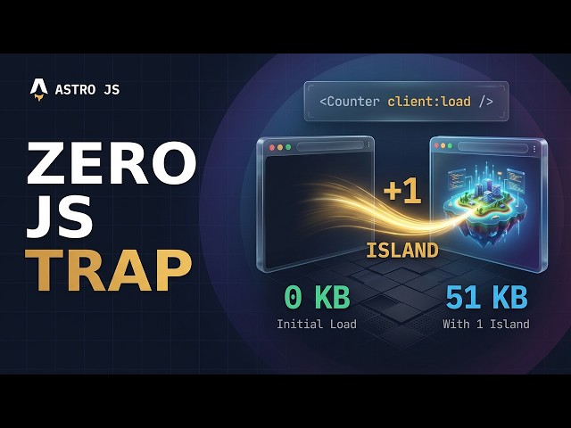 Astro Ships Zero JavaScript—Until You Add One Island | Astro JS Islands Explained