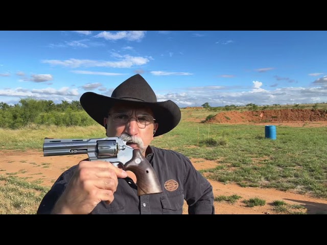 Home on the Range with my Colt Python and Bear Hug Stocks from Tyler Gun Works!