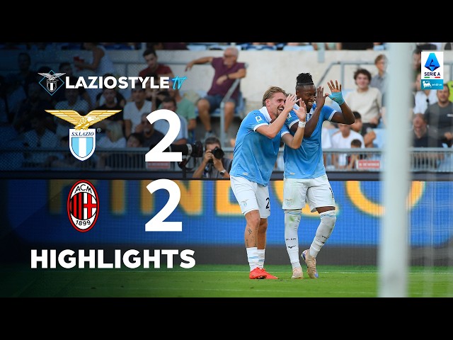 📽️ HIGHLIGHTS | SERIE A ENILIVE, LAZIO-MILAN 2-2