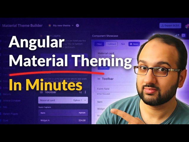 Angular Material Theming in Minutes — Full Workflow 2026