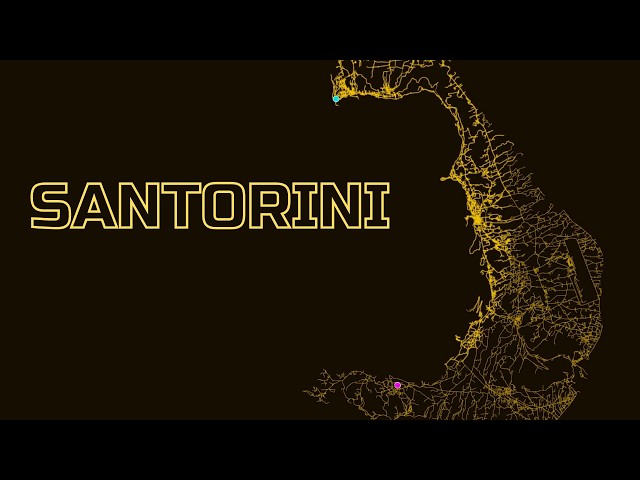 Santorini Showdown: A* Algorithm with 5 Heuristics Navigating Greece's Most Beautiful Maze