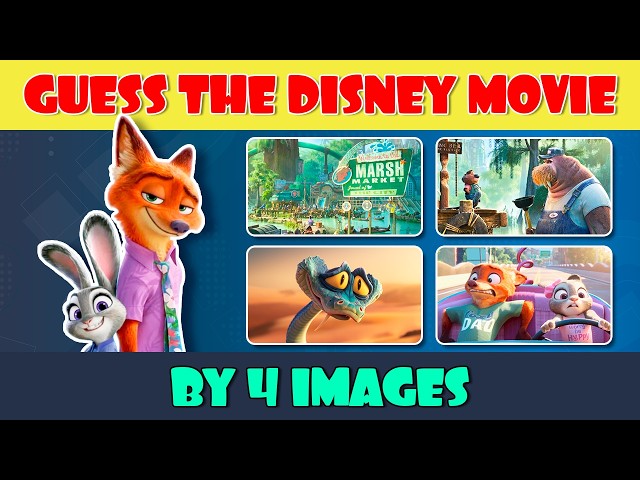 Guess the Disney Movie by 4 Images