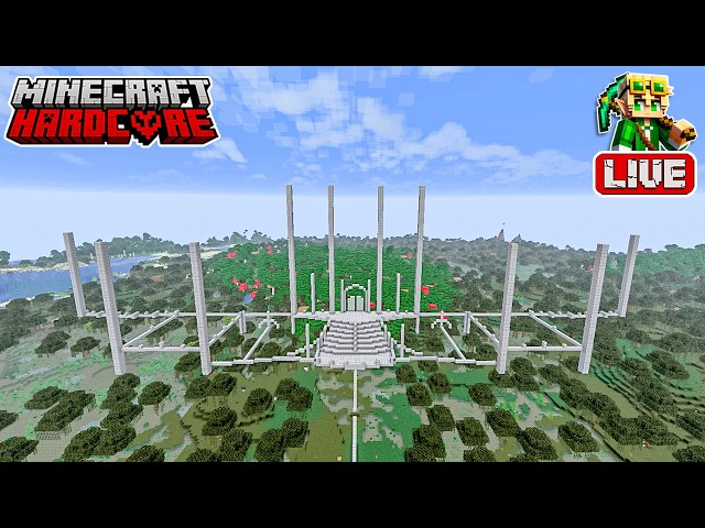 Outlining a New Swamp Build in My 58,500 Day Hardcore Minecraft World