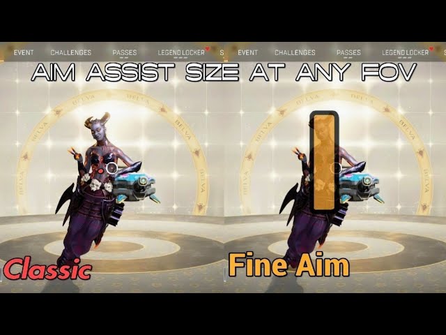 Every aim assist shape in Apex Legends (Default Curves + 13.9 to 0.0 ALC Curves)