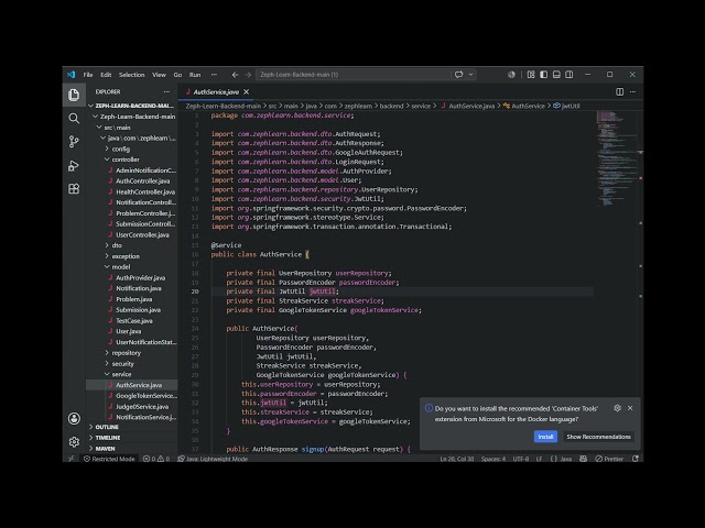 I Built a LeetCode Clone's Backend from Scratch  Full Code Explained Spring Boot + JWT + Google Auth