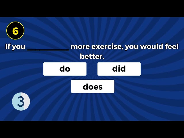 If clauses Type 2 Conditional Quiz  Test Your Grammar Skills!