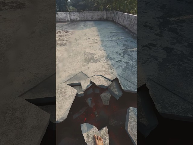 Epic Ground Shatter VFX Simulation | Blender 3D & Camera Tracking