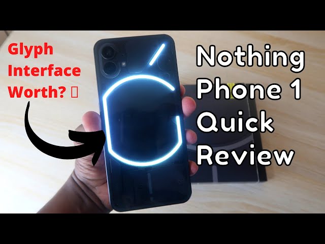 NoThing Phone 1 Unboxing & Quick Review in Tamil தமிழில் 🔥 with Camera Samples 📷
