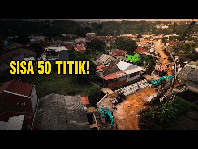 CRUSHING THROUGH SOLID ROCK! Sawangan Congestion Relief Project Has Only 50 Sheet Piles Left