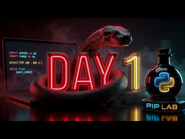 No More Coding Fear! Learn Python From Zero Using AI👾| PIP LAB
