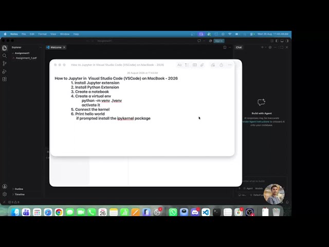 How to Setup Jupyter Notebook in VS Code on Mac (2026 Tutorial)