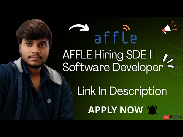 Affle Hiring SDE I 2026 | Software Developer Jobs | 1+ Years Experience | Gurugram | Apply Now