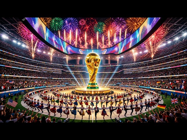 🔥 World Cup 2026 Opening Ceremony 😱⚽ | The Greatest Football Celebration on Earth in 4K.