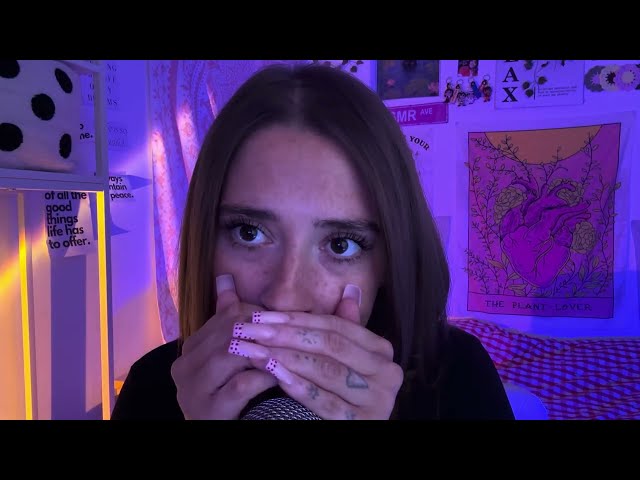 ASMR fast & aggressive mouth sounds, hand sounds, mic pumping,fabric scratching 