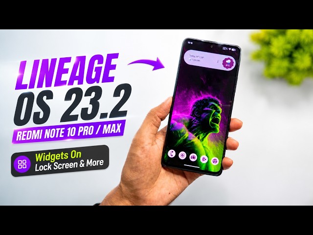 LineageOS 23.2 August Update 🔥 Redmi Note 10 Pro / Max | Android 16 New Update!