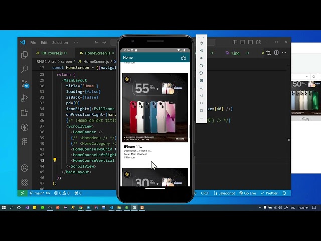 React Native Beautiful UI Homepage