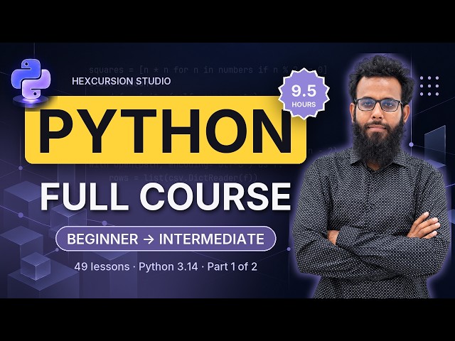 Python Full Course — Beginner to Intermediate
