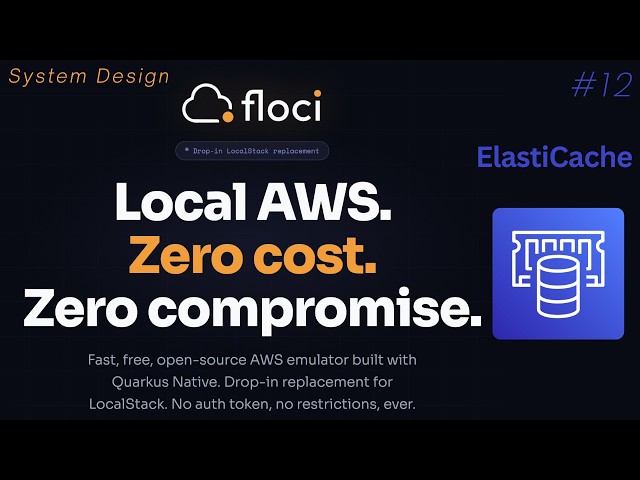 Floci + AWS ElastiCache Redis Run Locally Free | @CodingJist