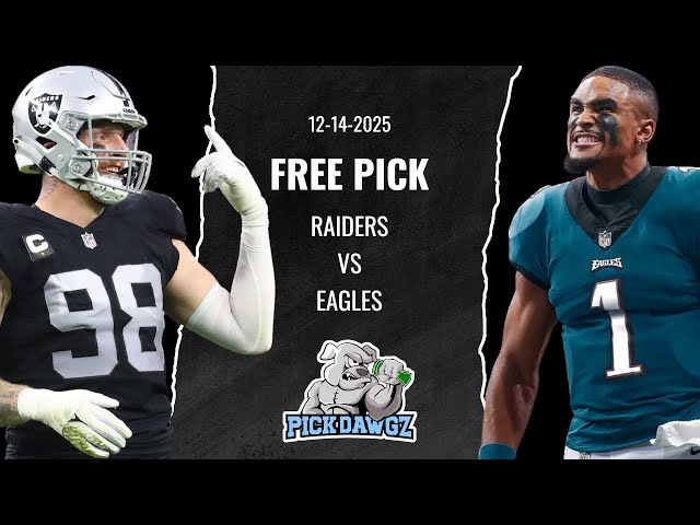 Las Vegas Raiders vs Philadelphia Eagles 12/14/25 NFL Pick & Prediction | NFL Week 15