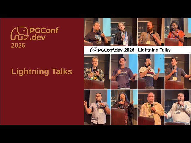 Lightning Talks (PConf.dev 2026)
