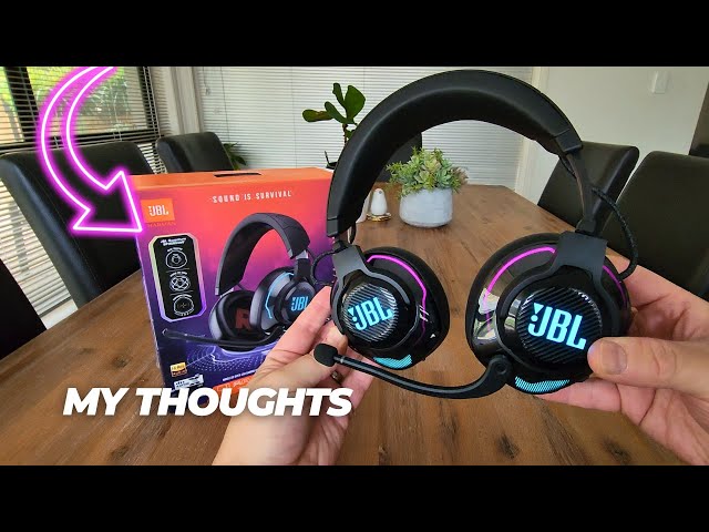 JBL Quantum 910 Wireless Gaming Headset, Black, Large