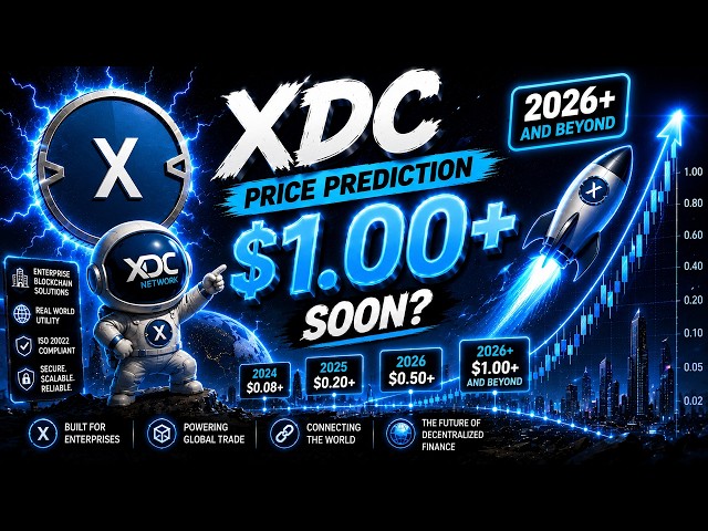 XDC price prediction: momentum still needs follow-through