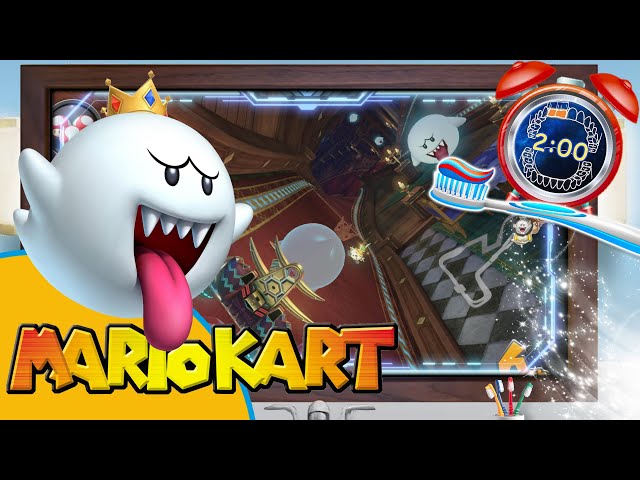Mario Kart King Boo 2 Minute Toothbrush timer with Music