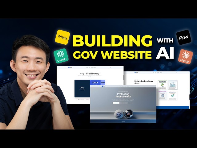 How I Vibecoded an Apple-Style Government Website With Google AI Tools In 10 Mins