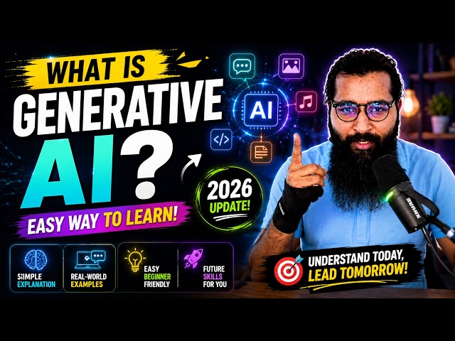 What is Generative AI? (The Easiest Explanation You’ll Ever Find!) 🤖💡