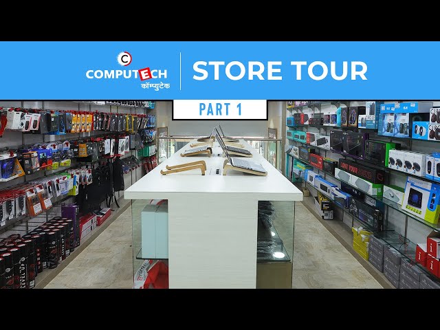 COMPUTECH THANE STORE TOUR - PART 1 #computech #computechthane #pcbuild #gamingchairs #gaminglaptop