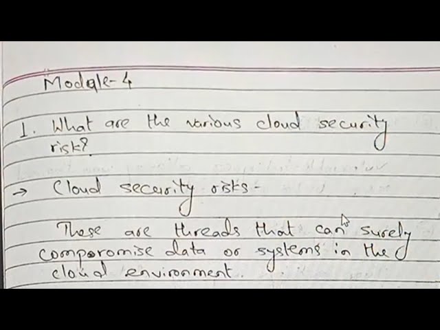 Cloud Computing Module 4 (21CS72) answer #vtu #cloudcomputing #study