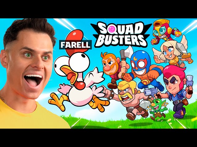 PIERWSZY RAZ W SQUAD BUSTERS! 🐔 LEPSZA GRA OD BRAWL STARS?