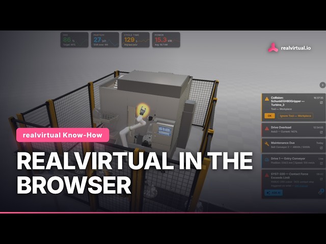 realvirtual in the Browser: 3D HMI without Unity | realvirtual Know-How