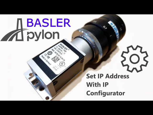 Setting IP address Basler camera using Pylon