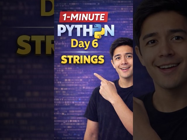 The String Hack Every Python Beginner Needs #python #tutorial #shorts