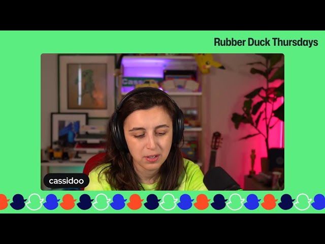 Rubber Duck Thursdays! Come code and cowork!