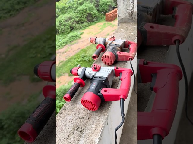 Hammer + drill machine review video for electrician and plumber #youtube #shorts