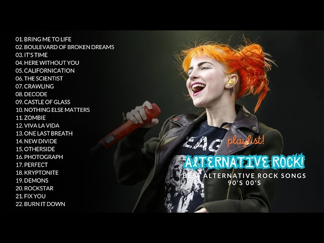 [PLAYLIST] Alternative Rock 2000s - Evanescence, Linkin park, Creed, Coldplay, AudioSlave, Hinder