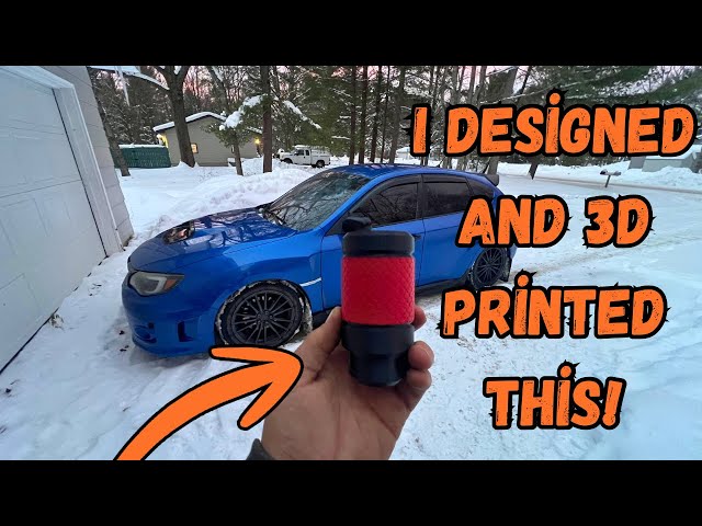 I Designed and 3d Printed My Own Shifter Knob! 