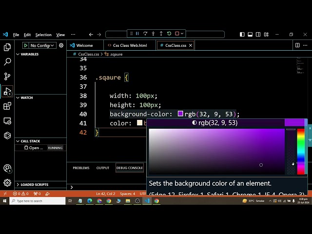 Class 11 Defining and Applying Class more Techinique in HTML CSS 2024