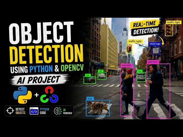 Python OpenCV Project: Object Detection with Haar Cascade Classifier 🔥 #ai #machinelearning