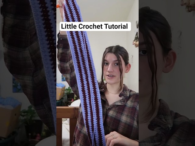 How to crochet a big scrunchie (mini tutorial) #crochettutorial #crochetscrunchie #crochetwithme