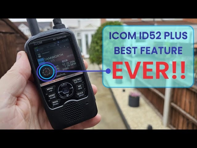 ICOM ID52 Plus "Best Feature Ever!!"