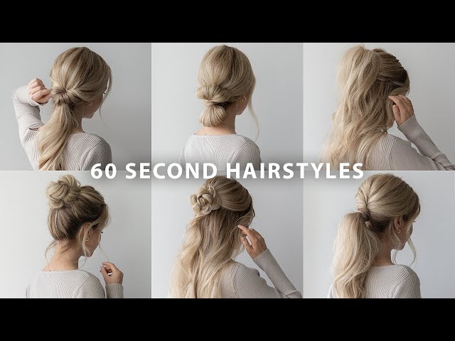6 60 SECOND HAIRSTYLES ✨ Cute Hairstyles For Long Hair