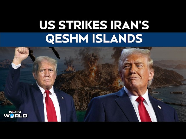 US Attacks Iran LIVE | US Bombs Iran's Qeshm Island LIVE | Tehran Fires Missiles At Kuwait, Bahrain