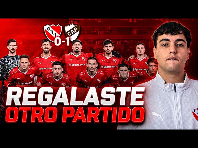 INDEPENDIENTE LOST AGAIN, DUE TO AN INDIVIDUAL BLUNDER