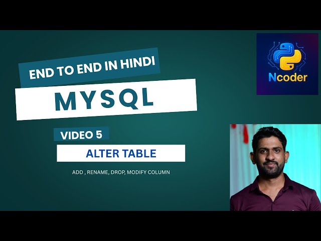 V5 Alter table in mysql l easy explain l en to en mysql 